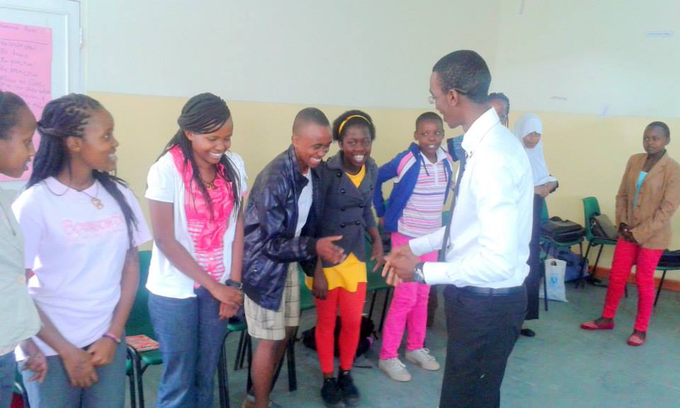 Confidence Building Activities by Peer Mentor, George Gathiani,
