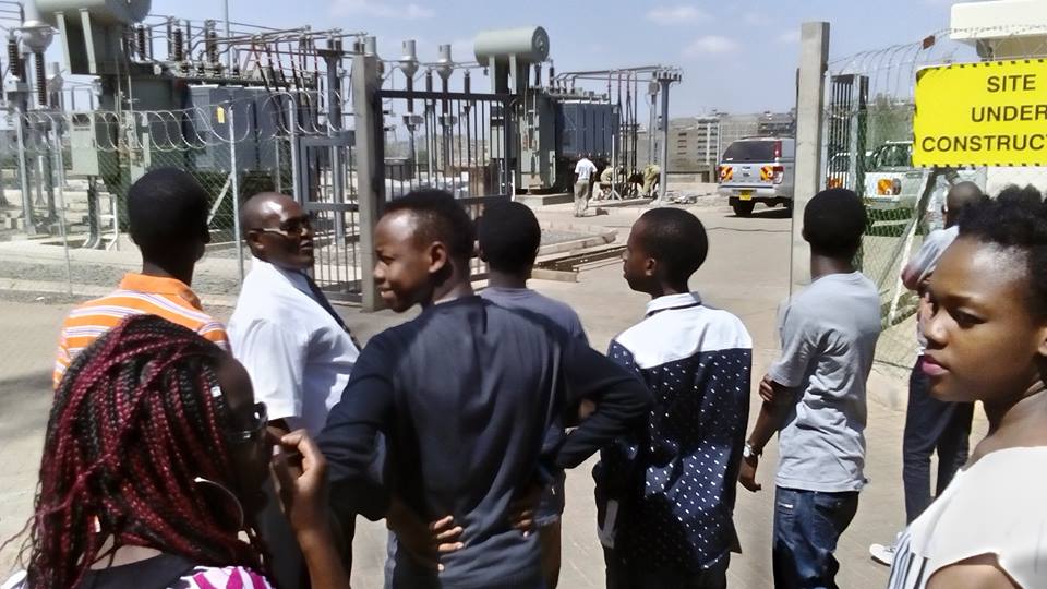 Engineering tour of Kenya Power facilities